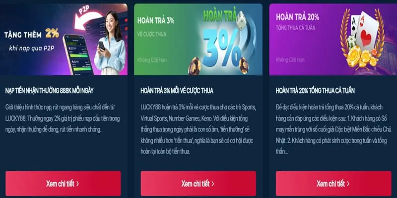 Thưởng chào mừng 188K